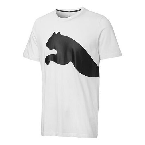 

Футболка causual printing round collar male white Puma, белый