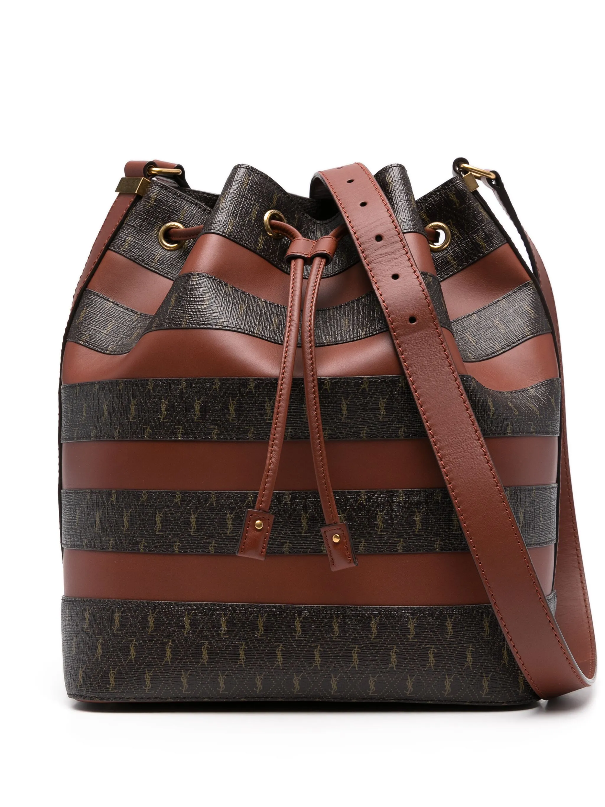 

Сумка-ведро Le Monogramme Saint Laurent, коричневый