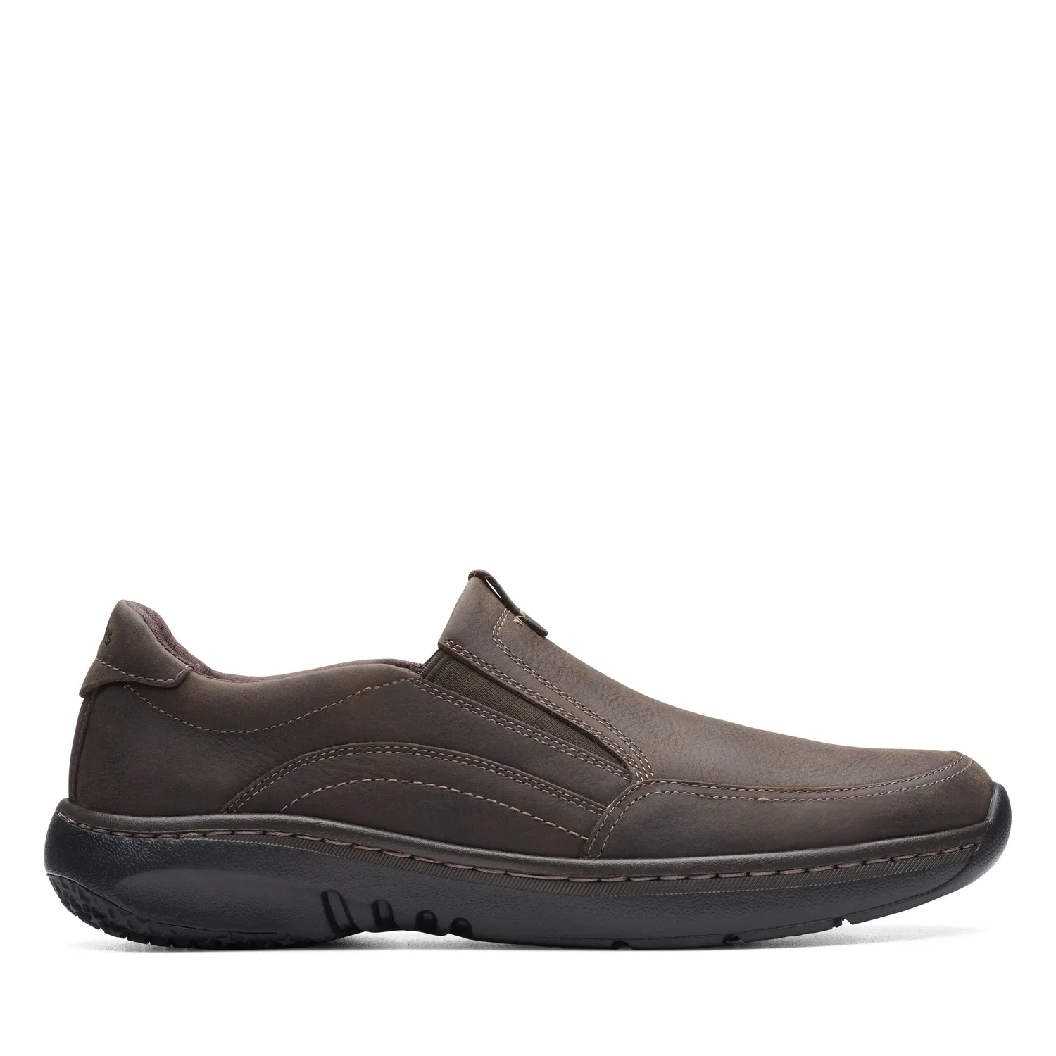 Лоферы Clarks Pro Step из темно-коричневой кожи, коричневый