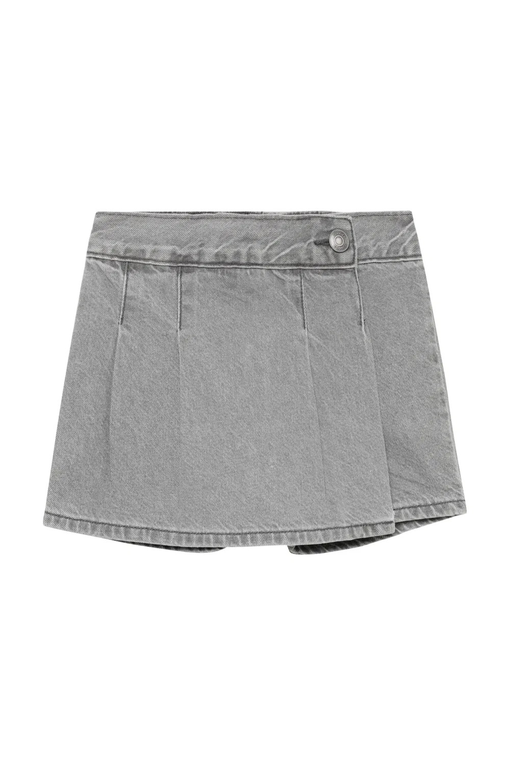 Шорты джинсовые в стиле юбки, Noppies, light grey denim