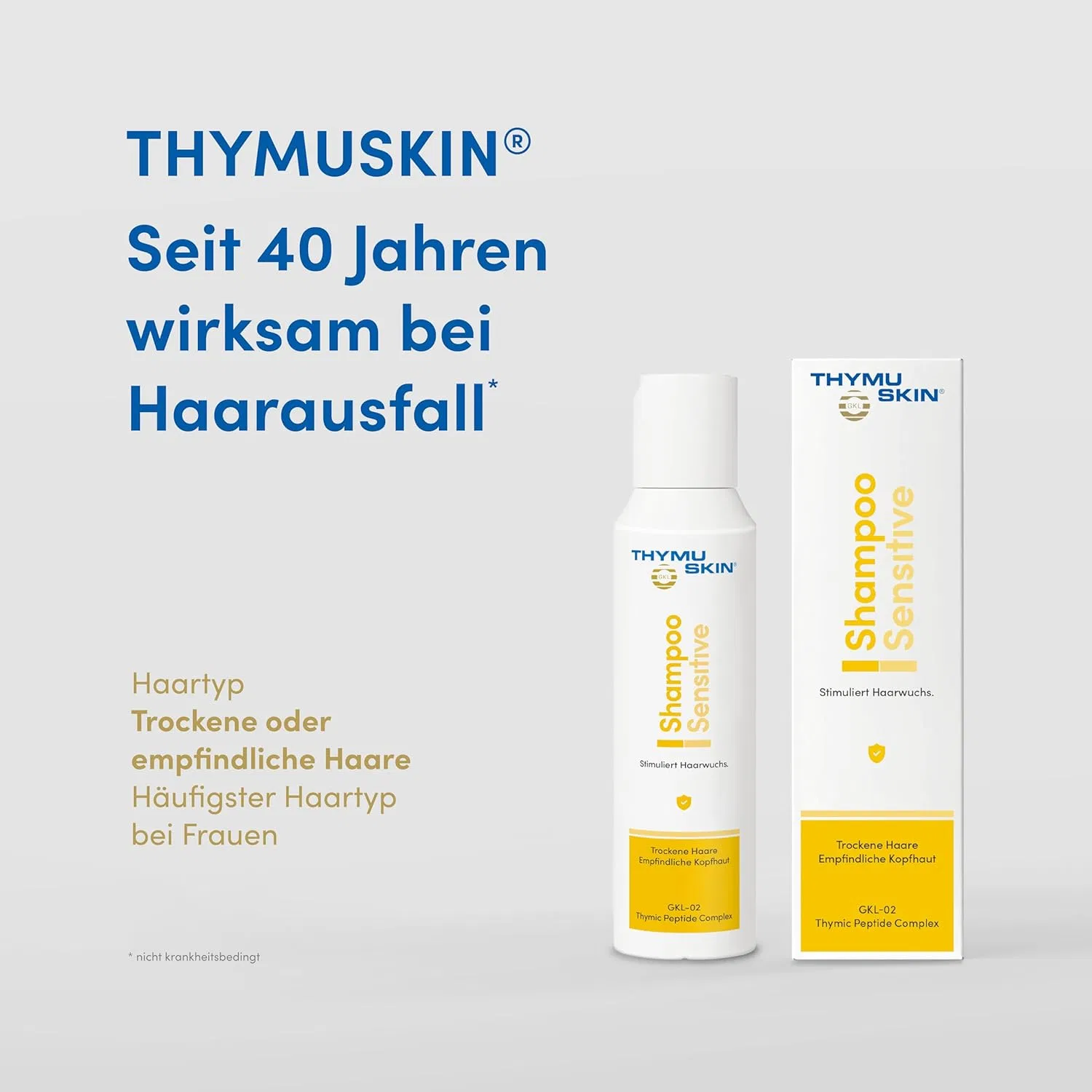 Шампунь «Sensitive» для сухих и чувствительных волос от THYMUSKIN Thymu Skin Gkl — фото 2