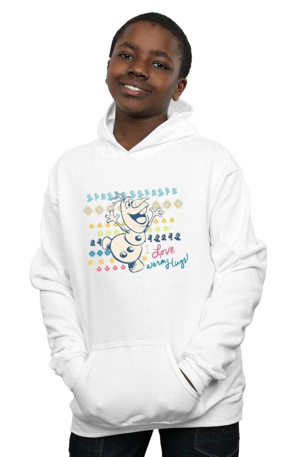 

Толстовка Frozen I Love Warm Hugs Disney, белый