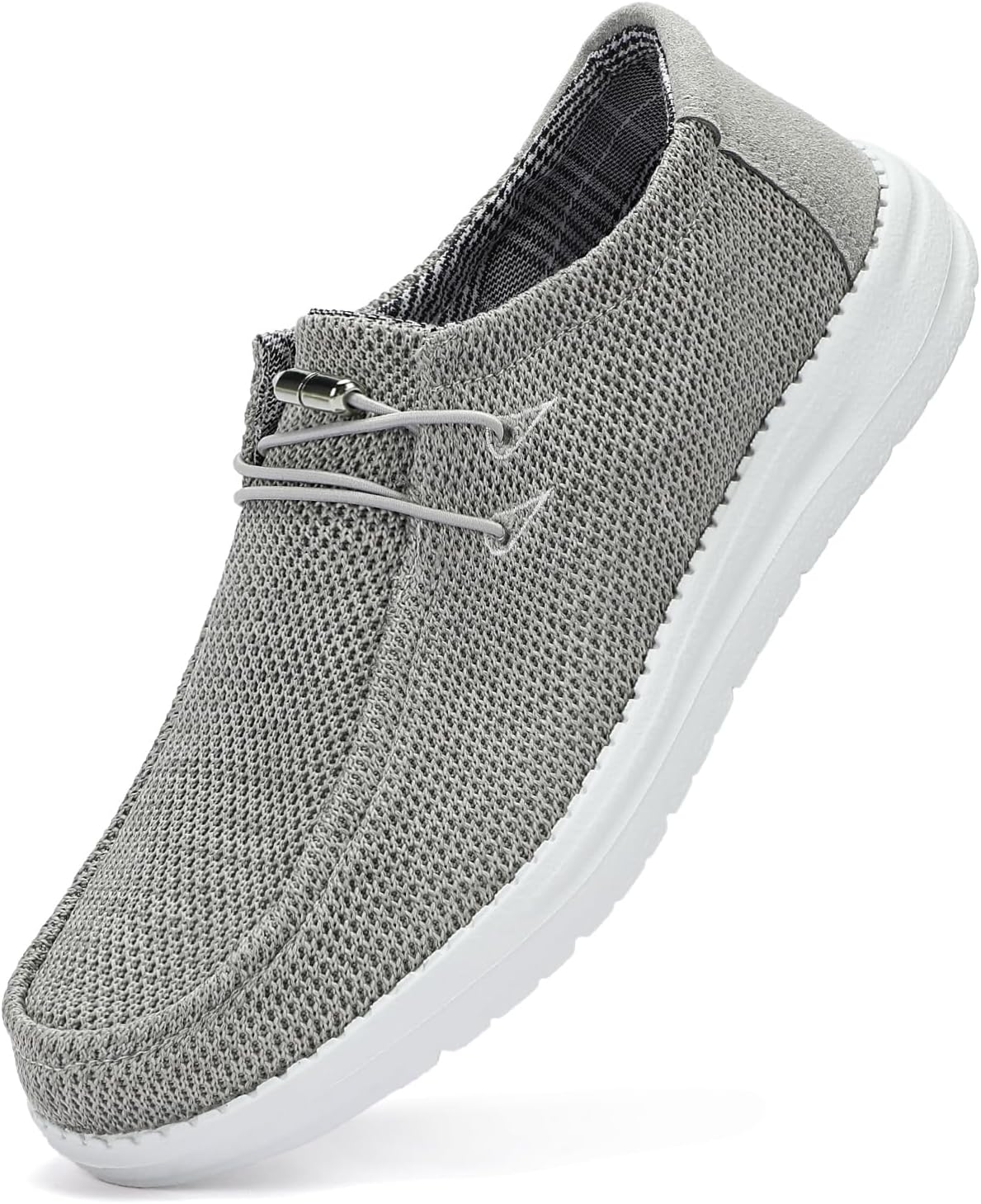 

Мужские лоферы с удобной посадкой, широкий размер, повседневные прогулочные туфли Tmruni, серый