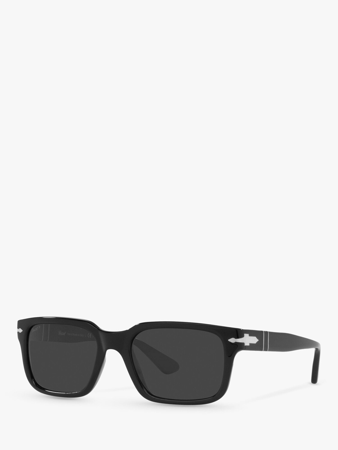 

Мужские поляризационные прямоугольные солнцезащитные очки Persol PO3272S, черные/серые