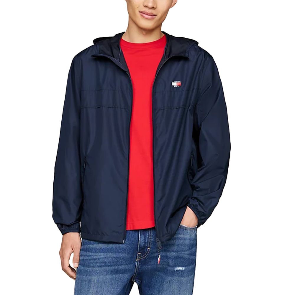 

Синяя куртка из переработанного полиэстера Tommy Jeans