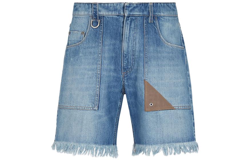 

Джинсовые шорты с логотипом Oatch FENDI, синий