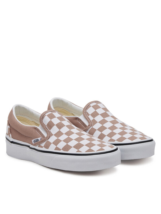 Тканевые кроссовки Classic Slip-On VN000D6YE2V1 Vans, бежевый — фото 2