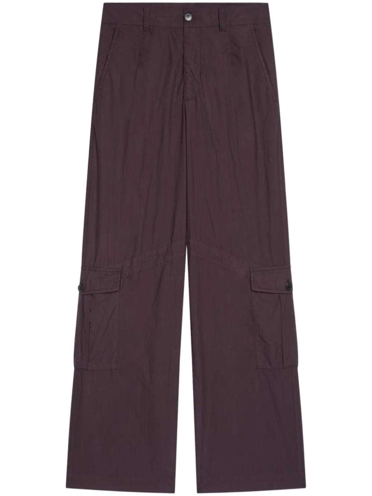 

DRIES VAN NOTEN брюки широкого кроя, фиолетовый