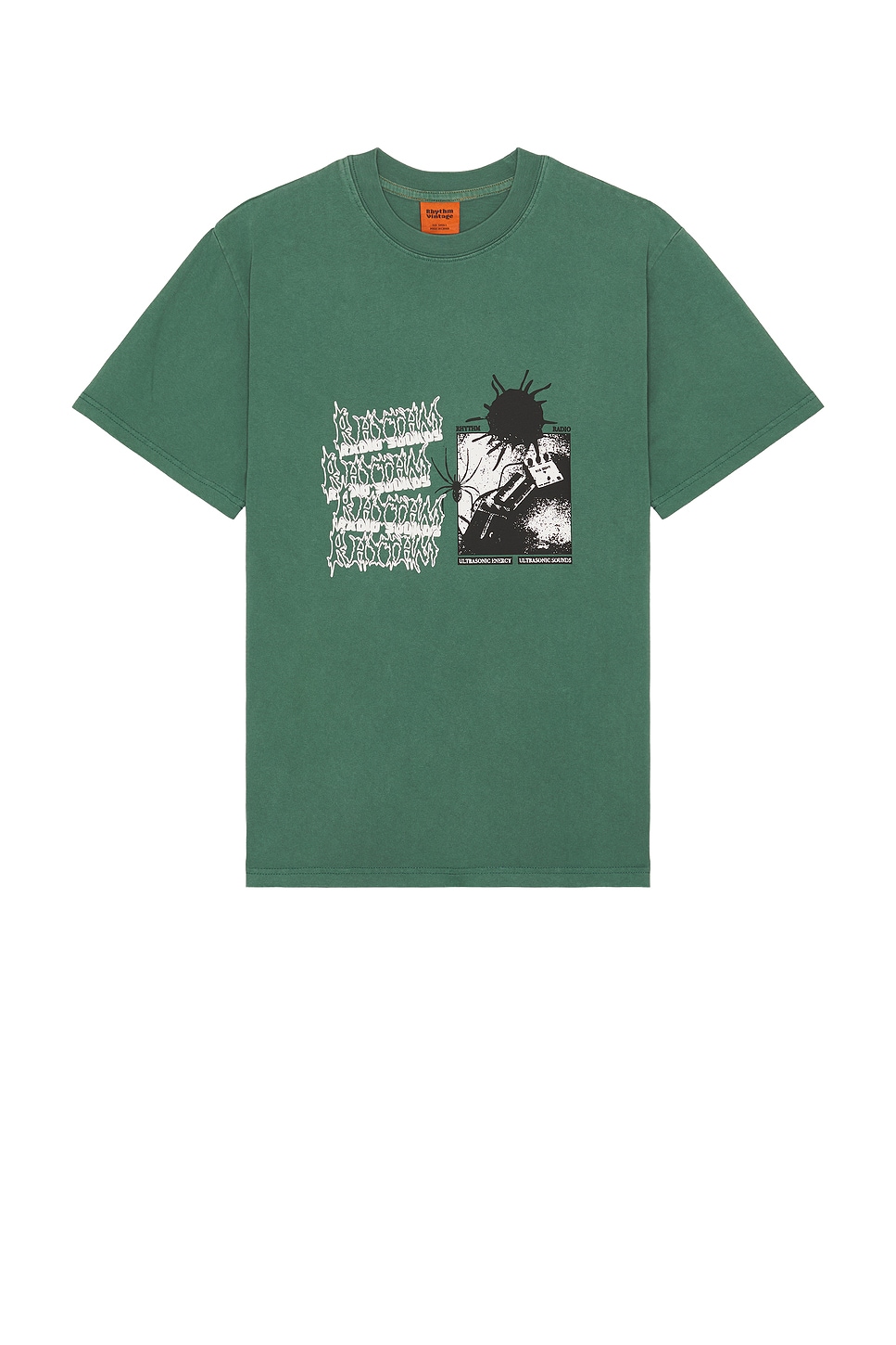 

Футболка винтажная "Fuzz vintage tee Rhythm", vintage green