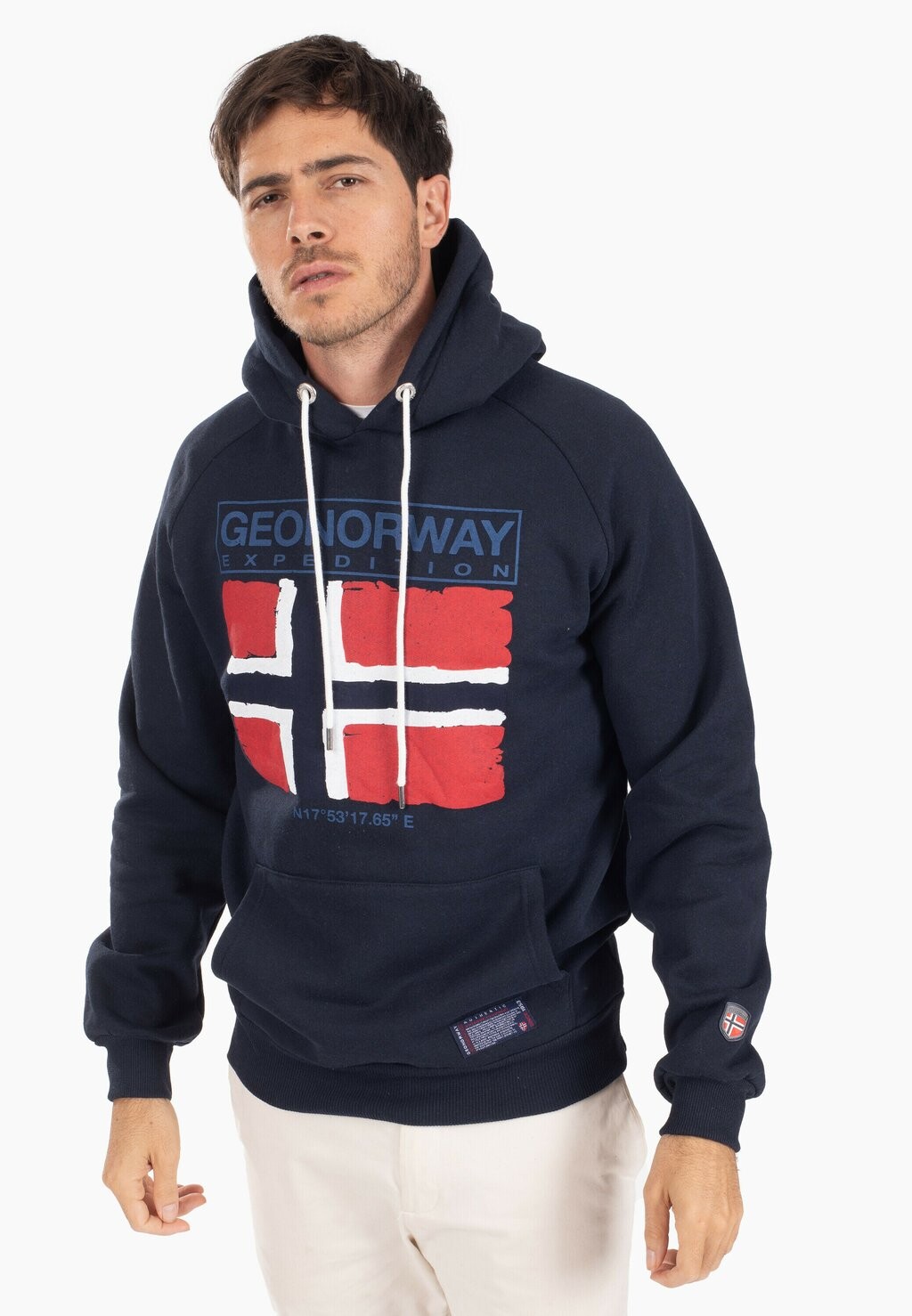 

Толстовка Gaelig Geo Norway, цвет navy