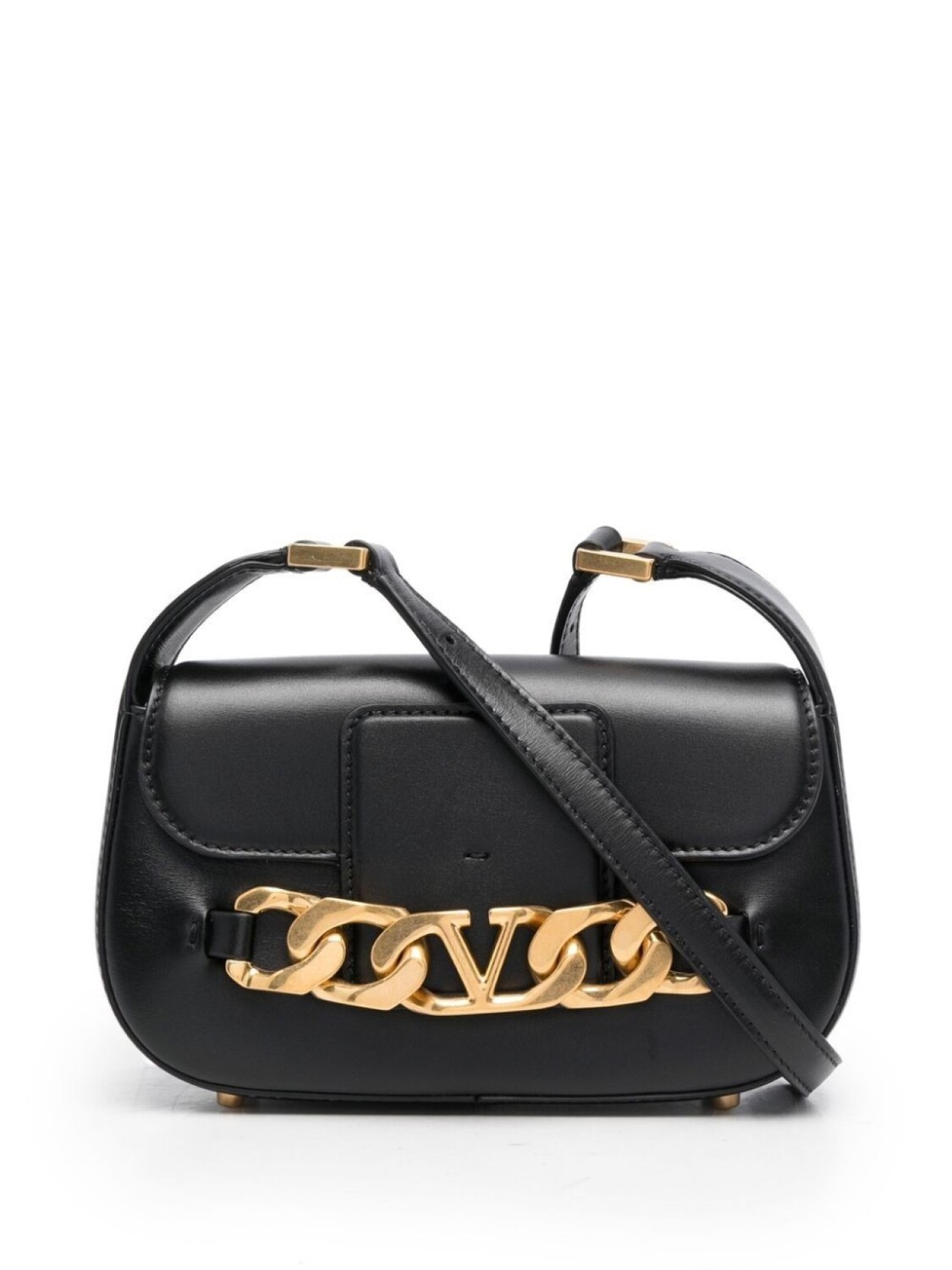

Valentino Garavani сумка через плечо с декором VLogo Chain, черный