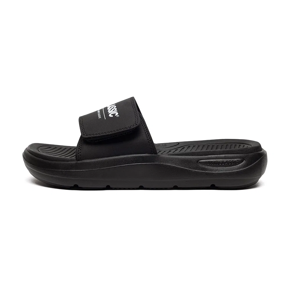 Мужские слайды Dual Cushioning Triple Black от Akiii Classic