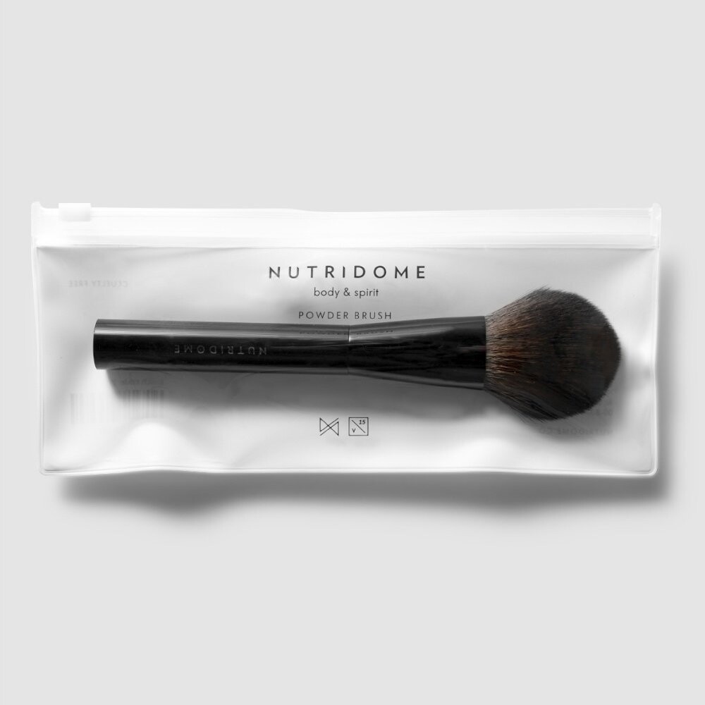 Nutridome, Пушистая кисть для пудры, мягкая и толстая — фото 3