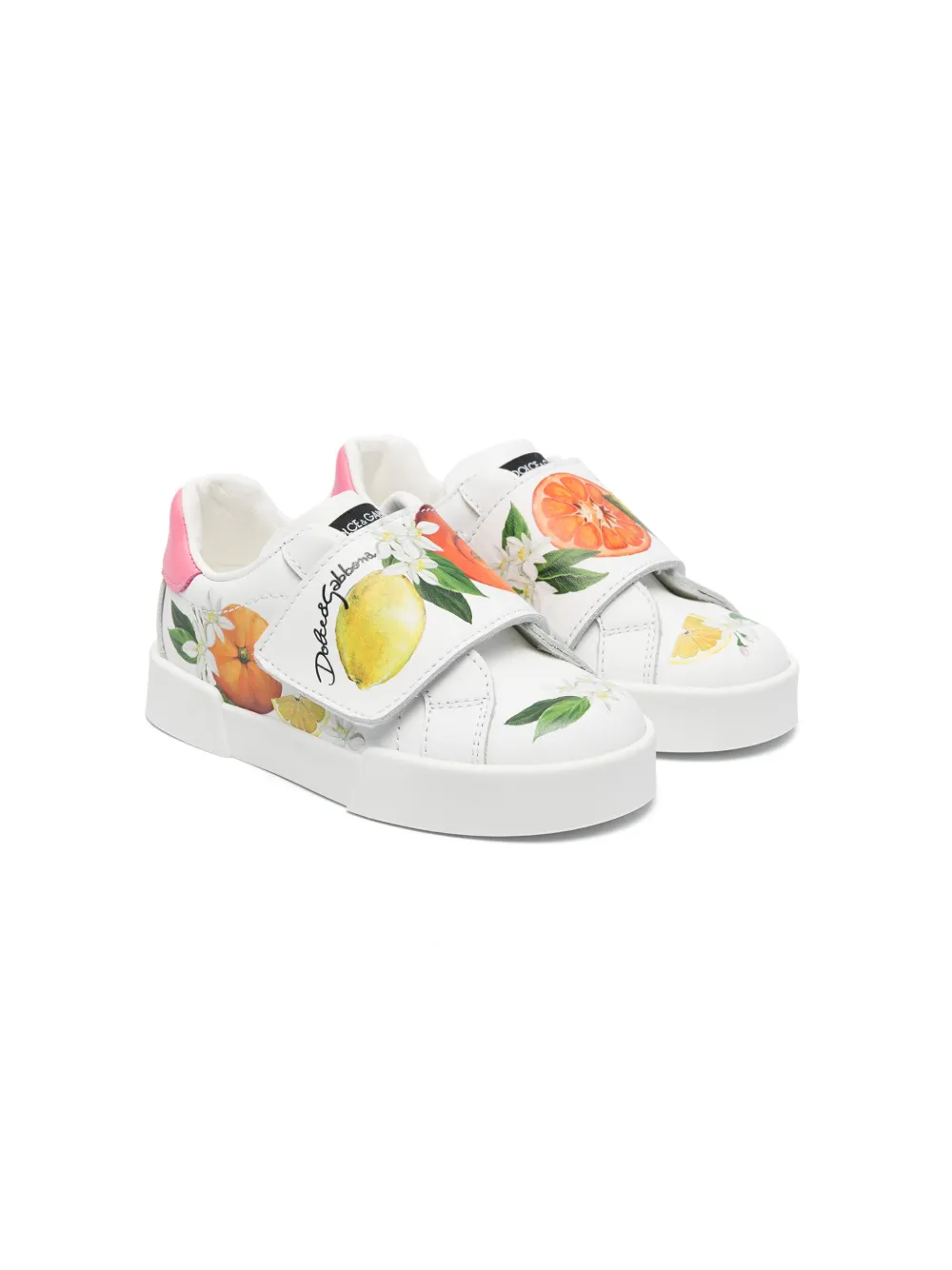 

Кроссовки с принтом Dolce & Gabbana Kids, белый