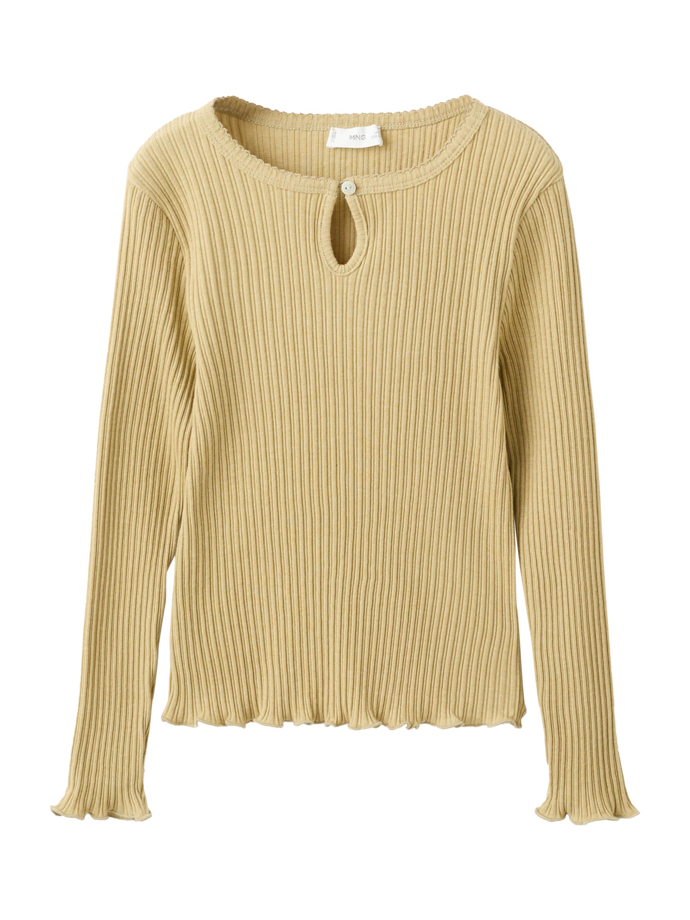 

MANGO KIDS Лонгслив в цвете camel