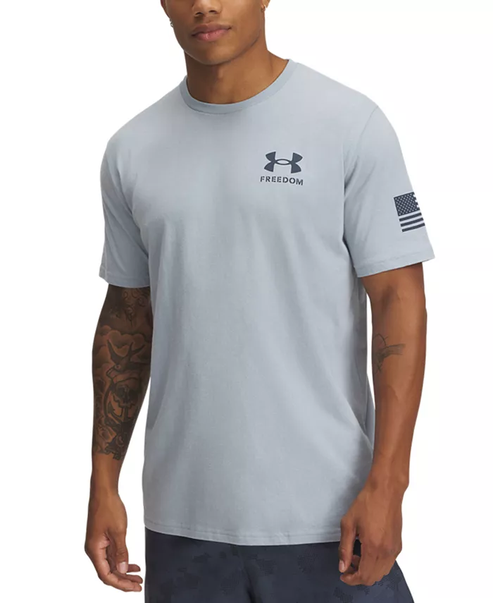 

Мужская футболка с коротким рукавом Relaxed Fit Freedom Logo Under Armour, синий