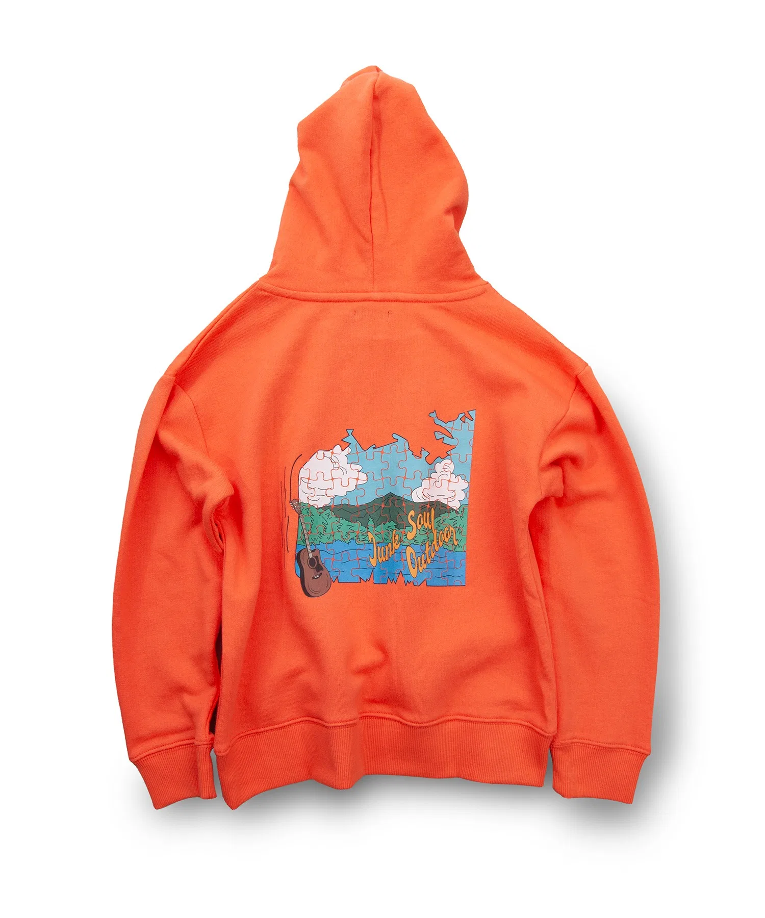 Худи JUNK SOUL/Fleece-lined Jigsaw Puzzle Pullover Hoodie (M4)