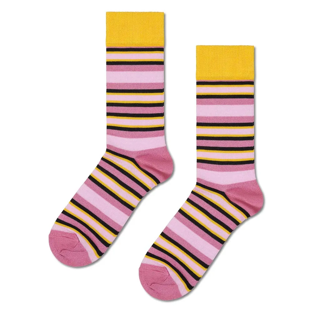 

Носки Happy Multi stripe crew, розовый