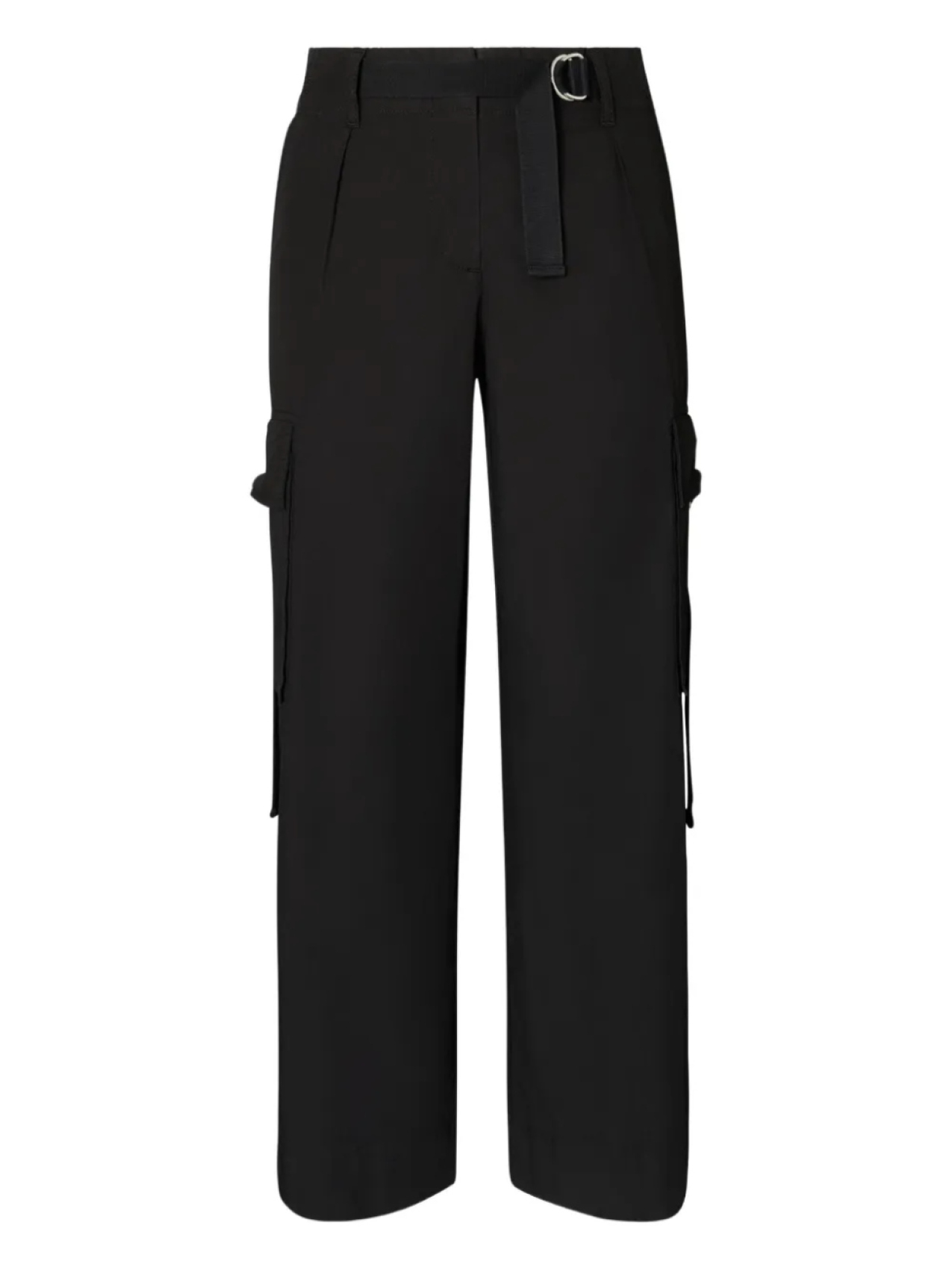 

Tory Burch брюки карго с поясом, черный
