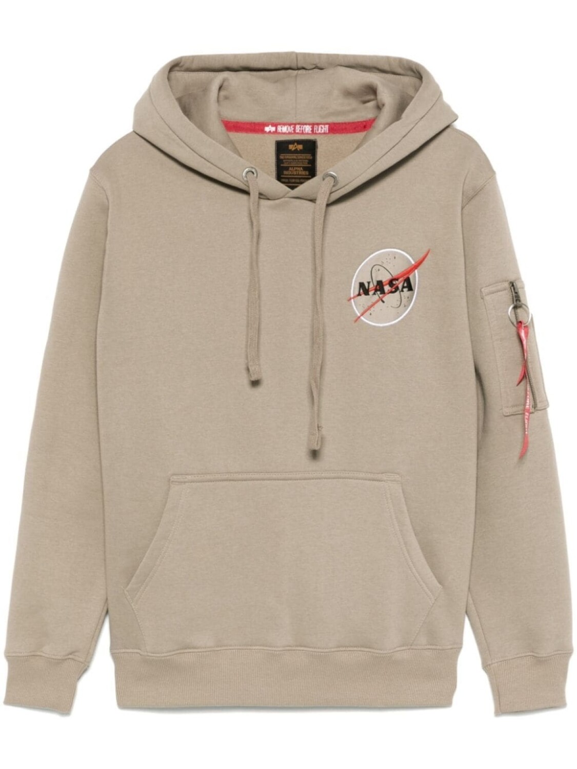 

Alpha Industries толстовка с капюшоном NASA Orbit, нейтральный цвет