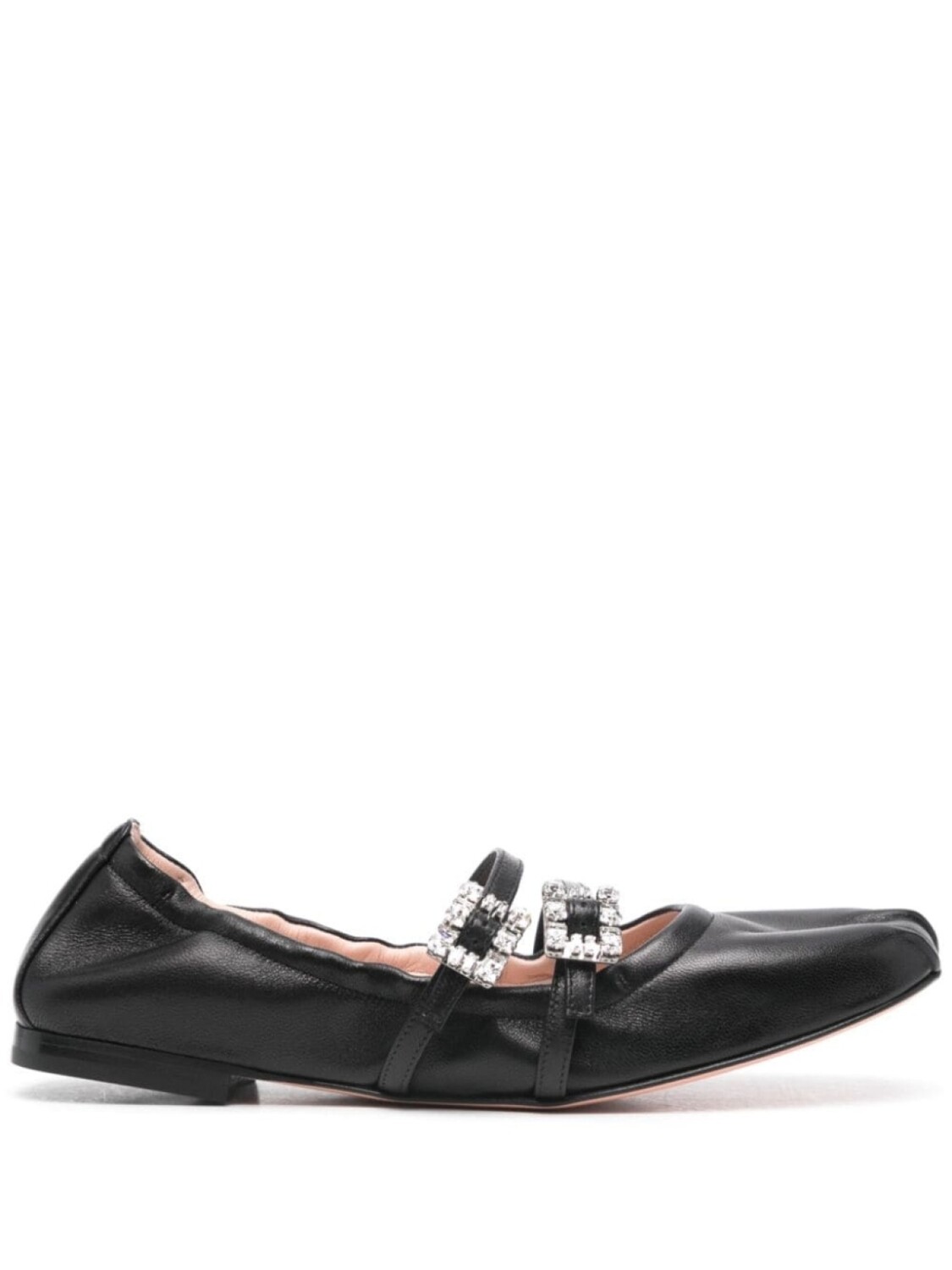 Roger Vivier балетки с кристаллами, черный