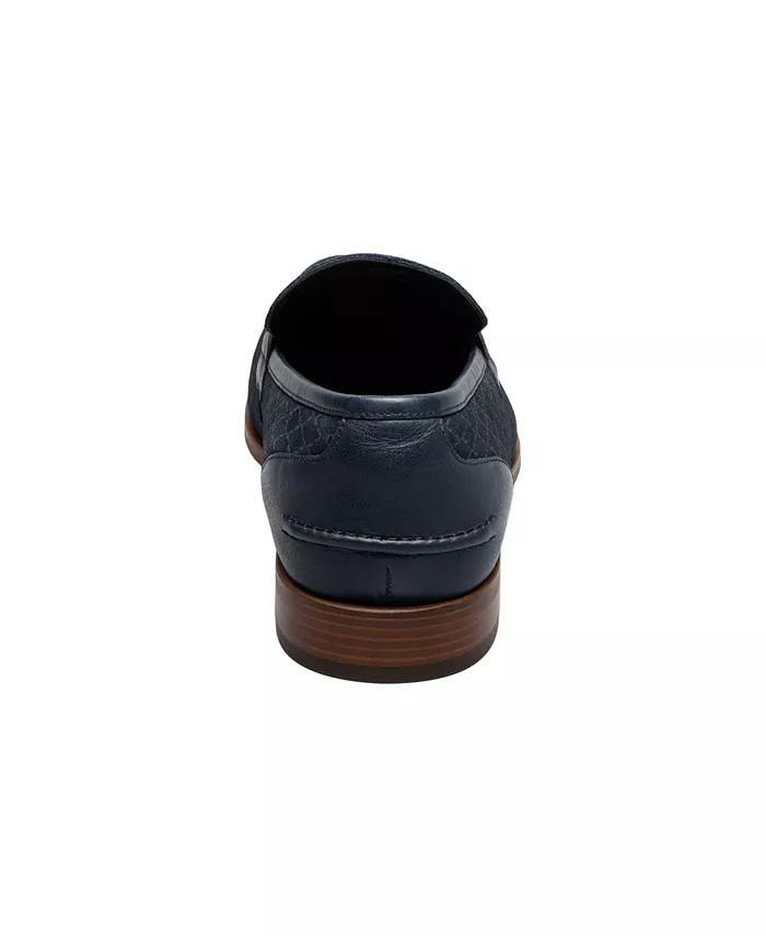 Мужские ботинки Brinkley Moc Toe с металлической вставкой на подъеме Stacy Adams, синий — фото 4