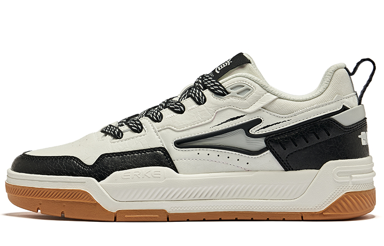 

Летающий Феникс Антискользящие Износостойкие Низкие Кроссовки для Скейтбординга Мужские Микрокристаллический Белый Глубокий Черный Erke