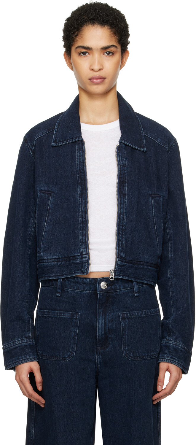 

Синяя джинсовая куртка Anya rag & bone