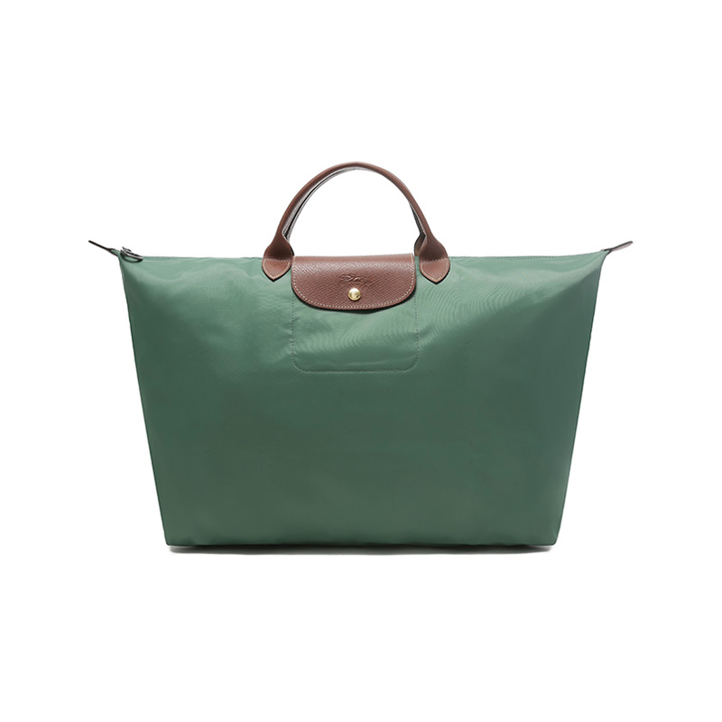 

LONGCHAMP Тканевая дорожная сумка Дампинг Сумка Женская большая Сейдж Грин, Sage Green