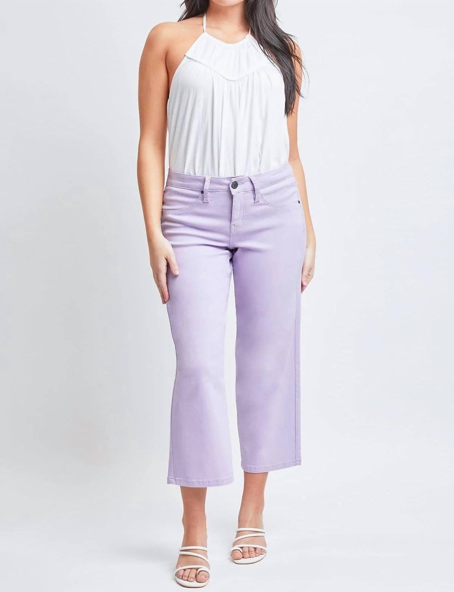 

Широкие джинсы Missy High-Rise Hyperstretch в лавандовом цвете YMI