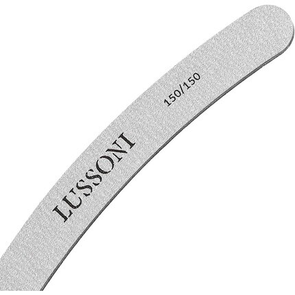 T4B Lussoni Zebra Banana Files Изогнутая пилочка для искусственных ногтей, зернистость 150/150 — упаковка из 10 шт., Tb Tools For Beauty — фото 3