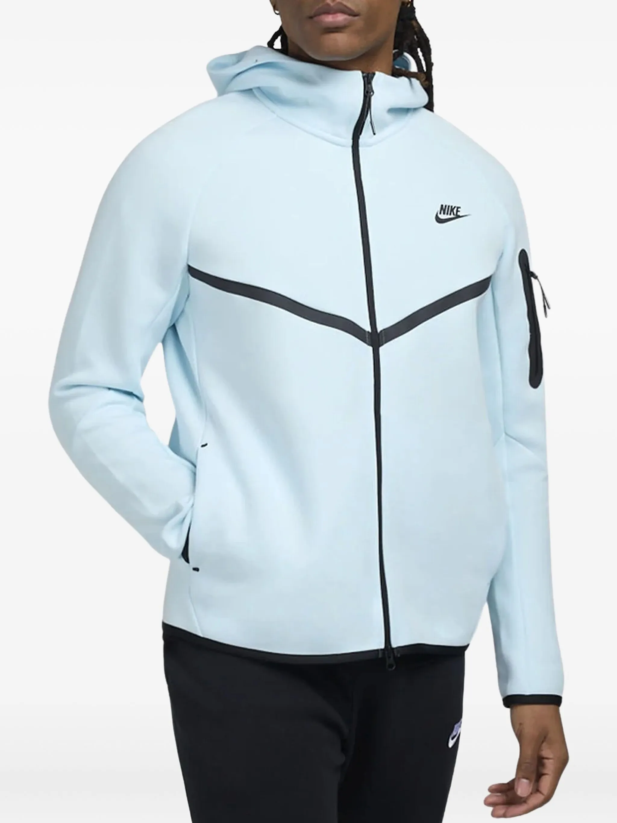 

Куртка Tech Fleece Windrunner на молнии с капюшоном Nike, синий