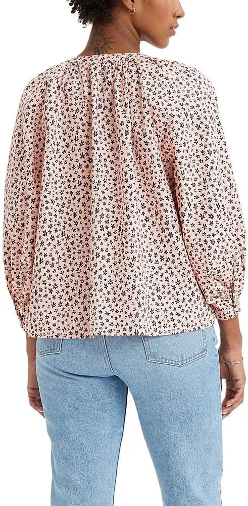 Блуза с цветочным принтом Lainey, Levi's, кремово-розовый — фото 2