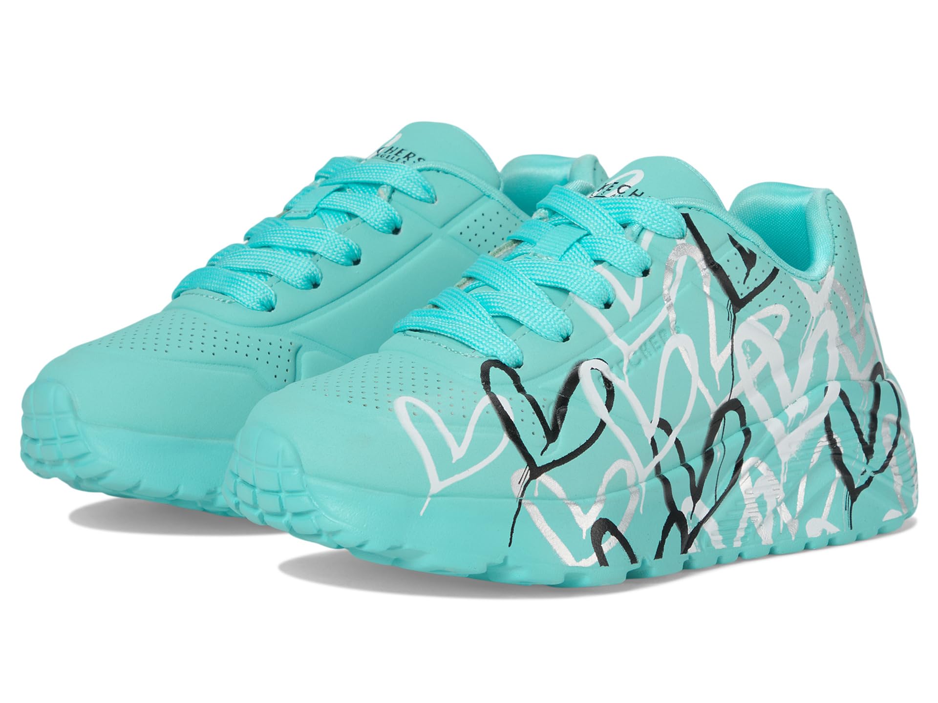

Кроссовки SKECHERS KIDS Uno Lite - Metallic Love 314067L, Turquoise/Multi
