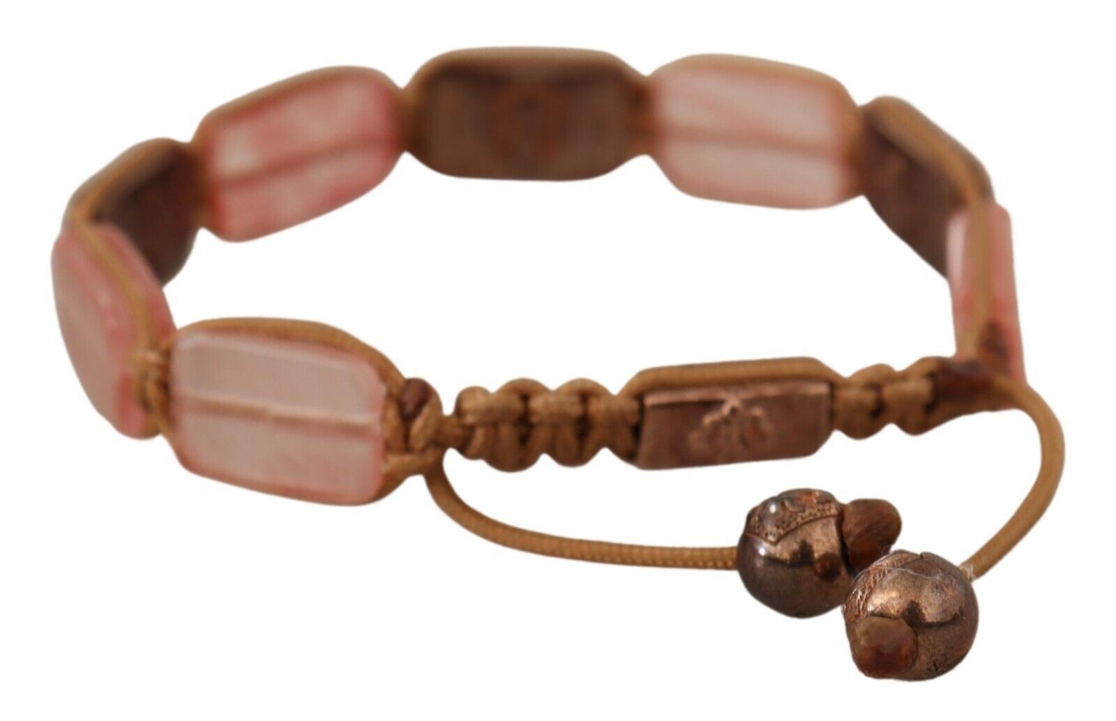 

Регулируемый браслет с разноцветными кристаллами и логотипом Nialaya Jewelry, мультиколор