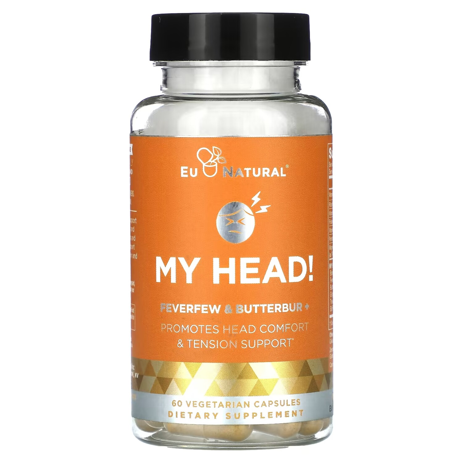 

Добавка Eu Natural My Head Feverfew, 60 вегетарианских капсул