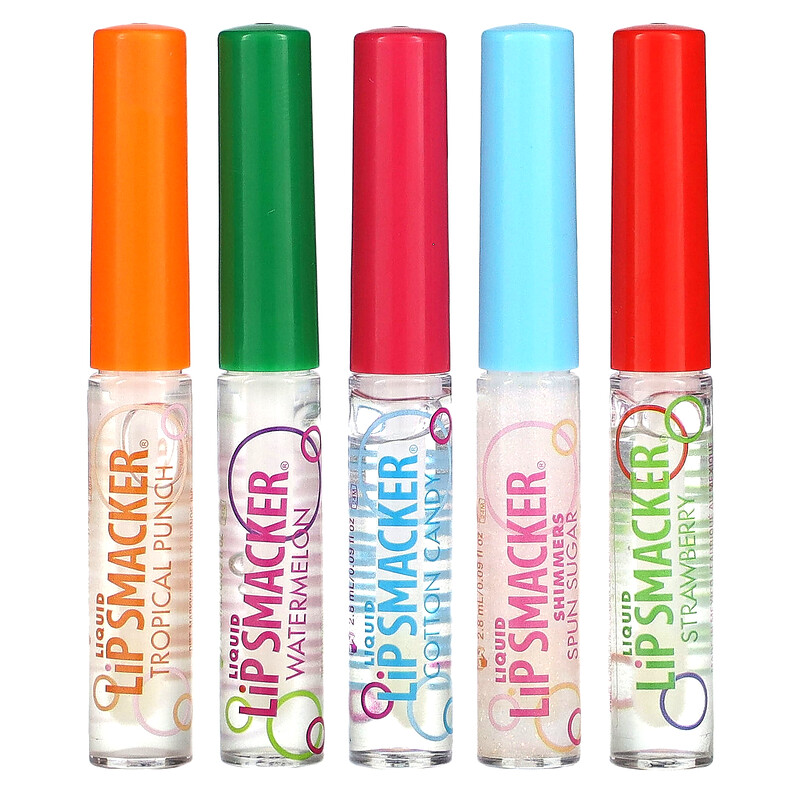 

Lip Smacker, Жидкий блеск для губ, набор из 5 шт., 14 мл (0,45 жидк. унц.)