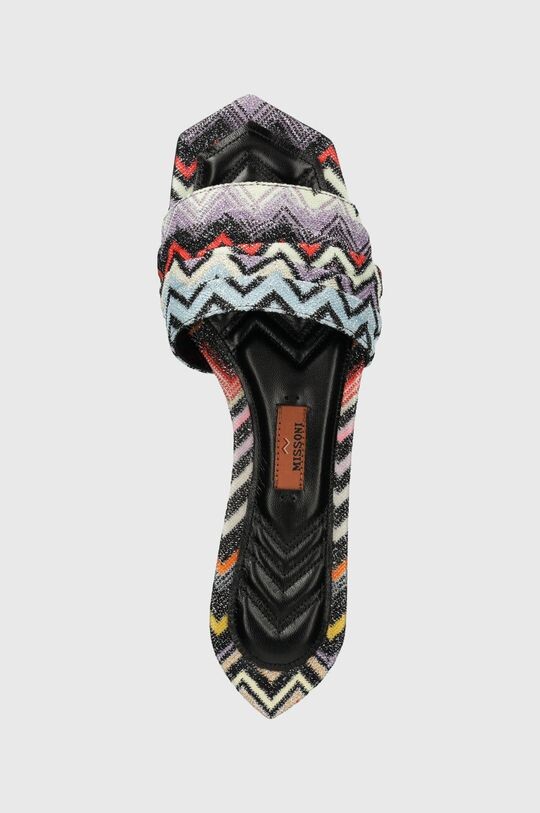 Шлепанцы Gia Flat Missoni, мультиколор — фото 4
