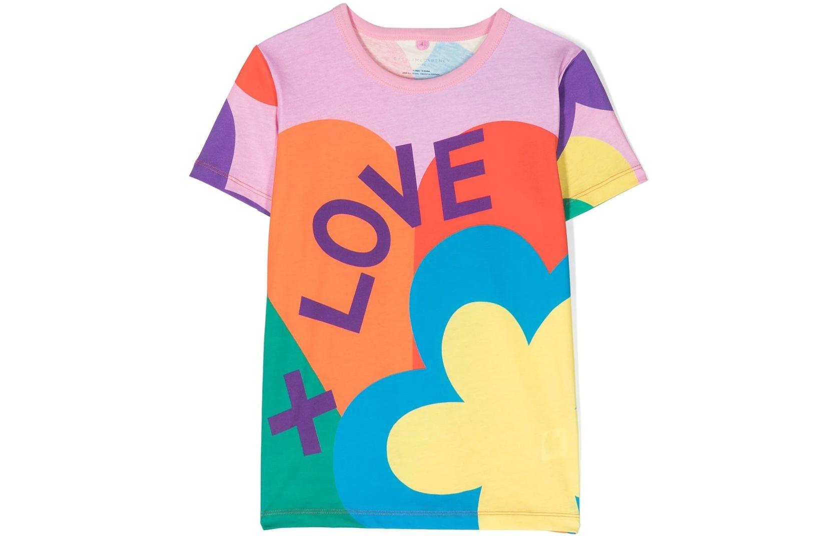 

Детская футболка Stella McCartney, разноцветная
