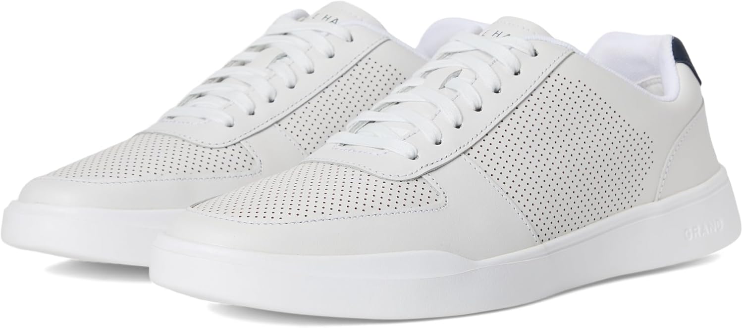 Мужские кроссовки Cole Haan Grand Crosscourt Modern с перфорацией, Optic White/Peacoat — фото 2