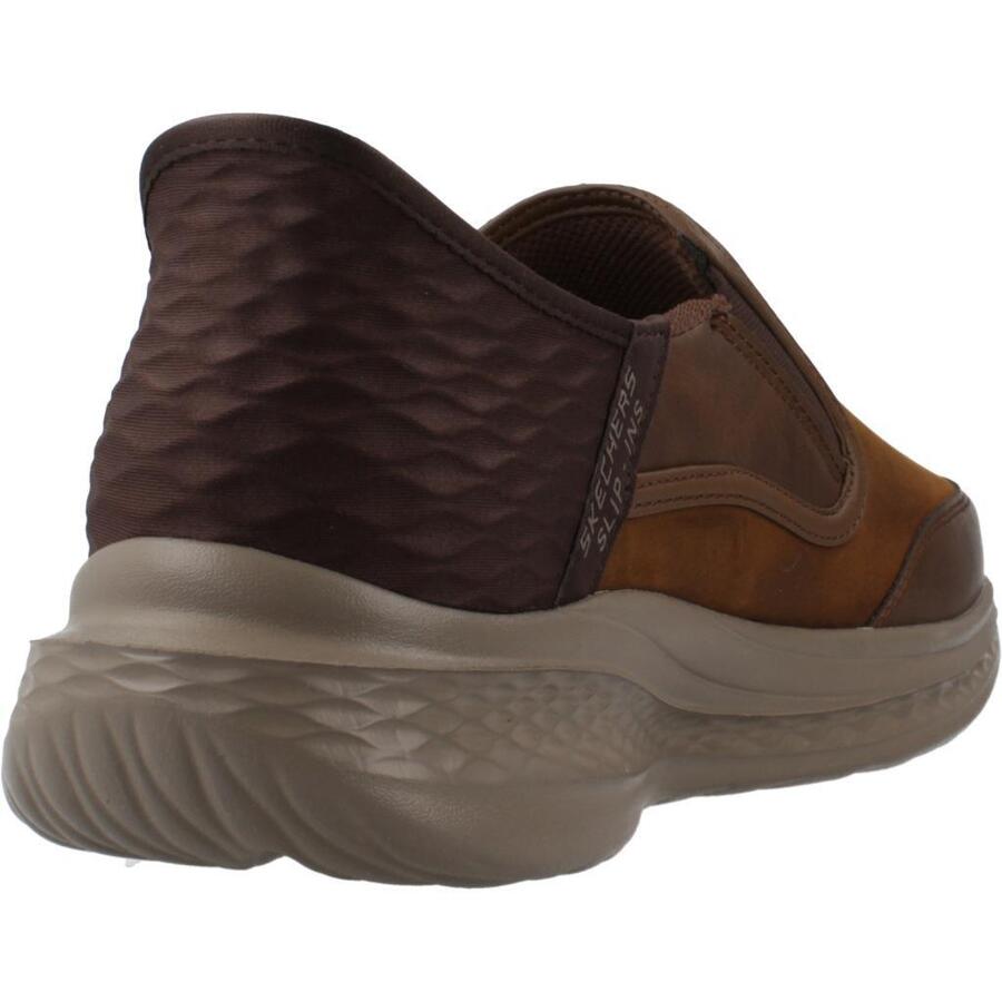 Кроссовки Skechers модель Slade - Cooper Slip-ins цвет коричневый — фото 3