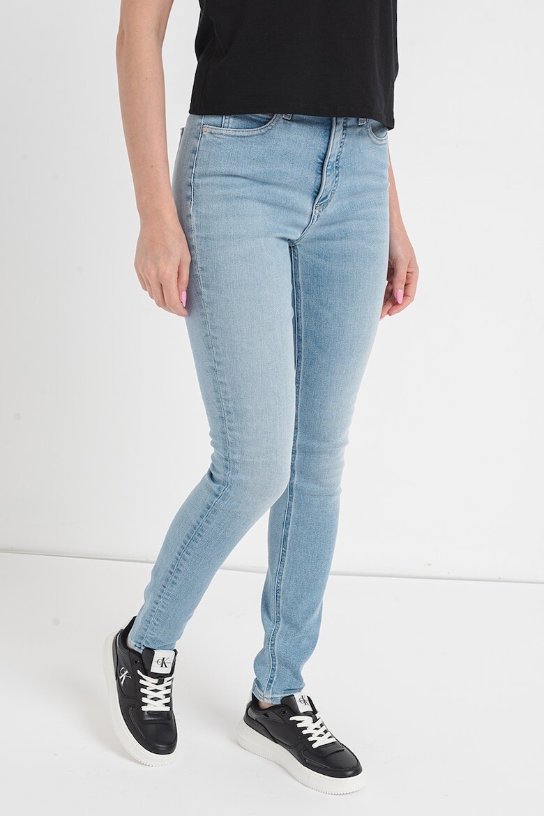 

Джинсы скинни с высокой талией Calvin Klein Jeans, синий