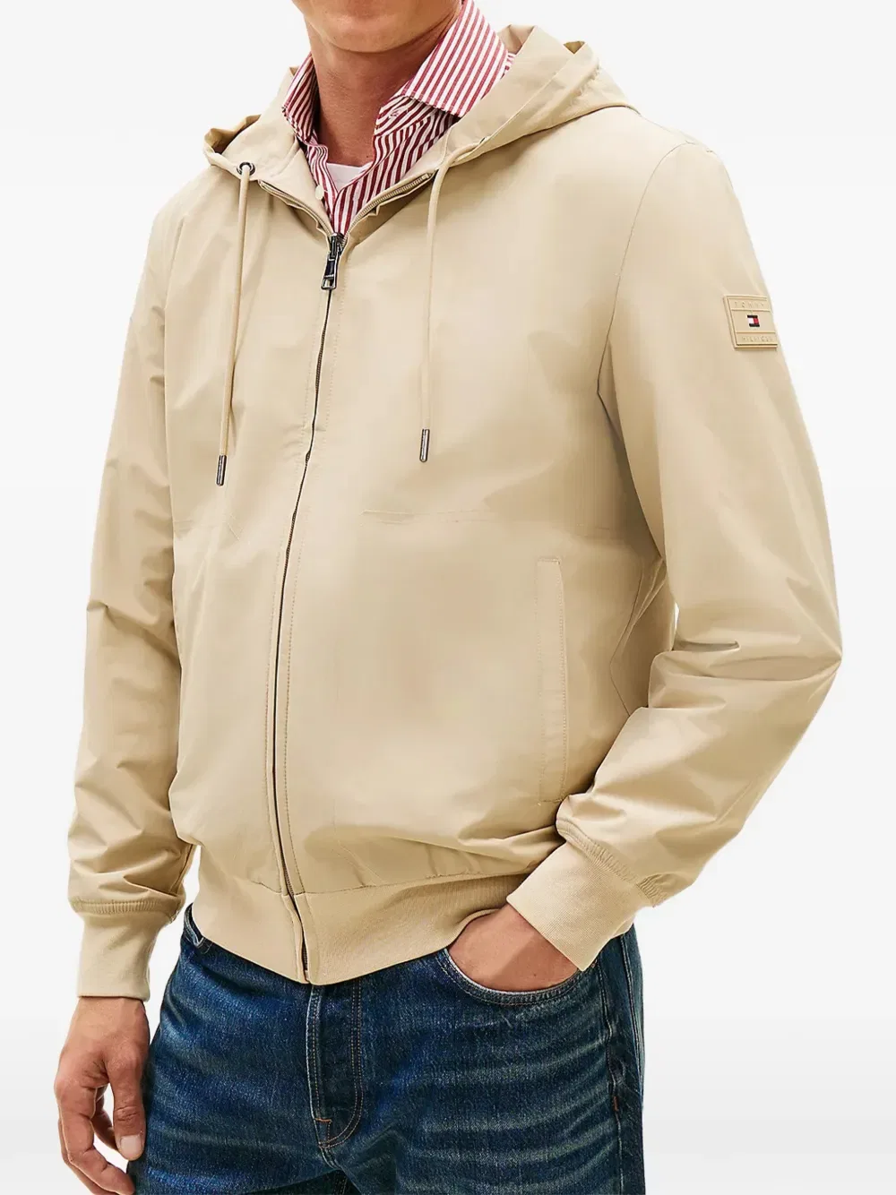 Двусторонняя куртка с капюшоном Tommy Hilfiger, нейтральный — фото 3