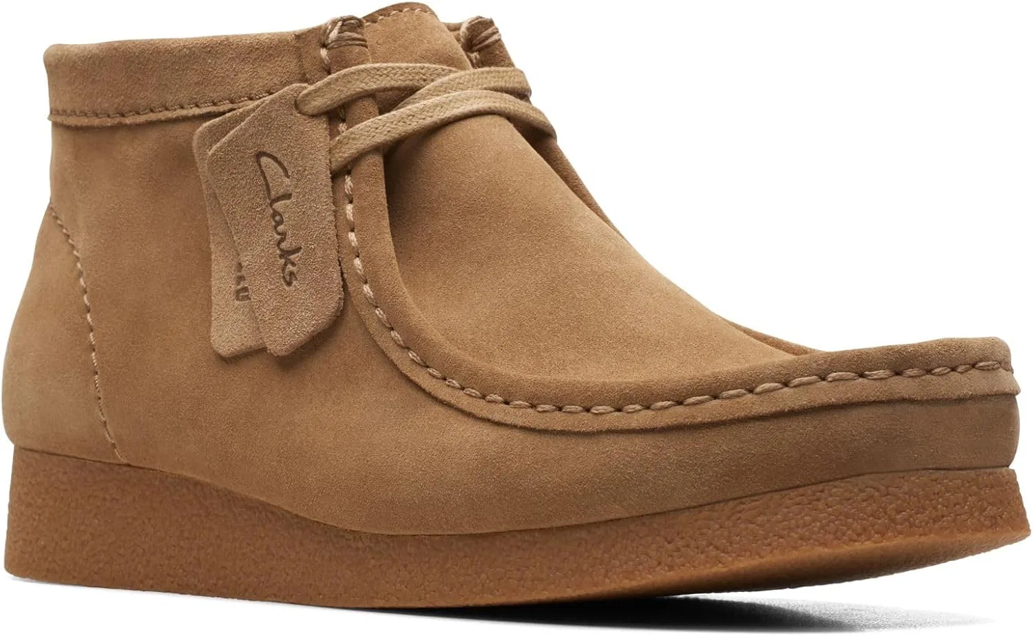 Мужские ботинки Clarks Wallabee Evo, ботинки Oxford, 2-Dark Grey Suede
