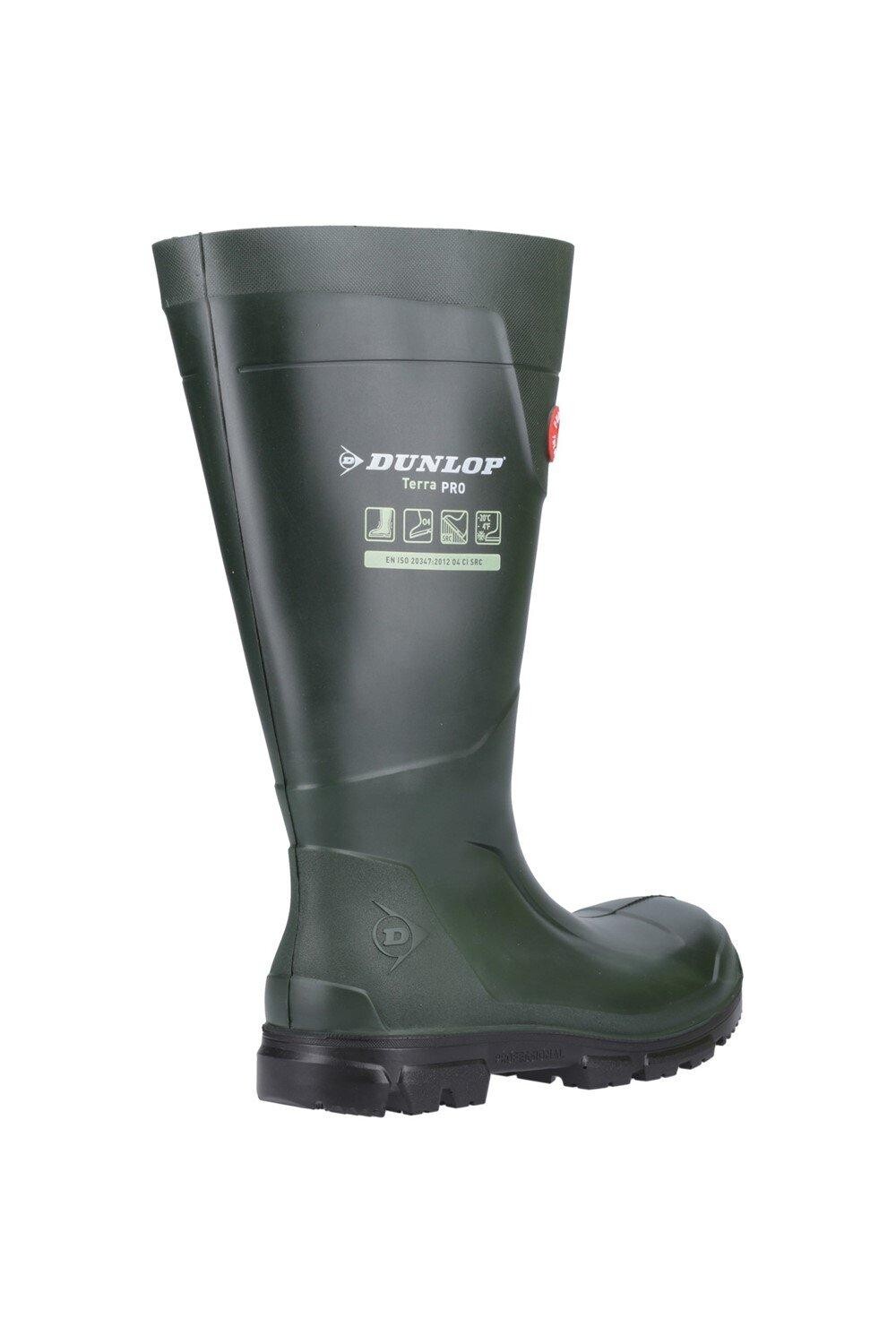 Однотонные резиновые сапоги TerraPro из искусственной кожи Dunlop, зеленый — фото 2