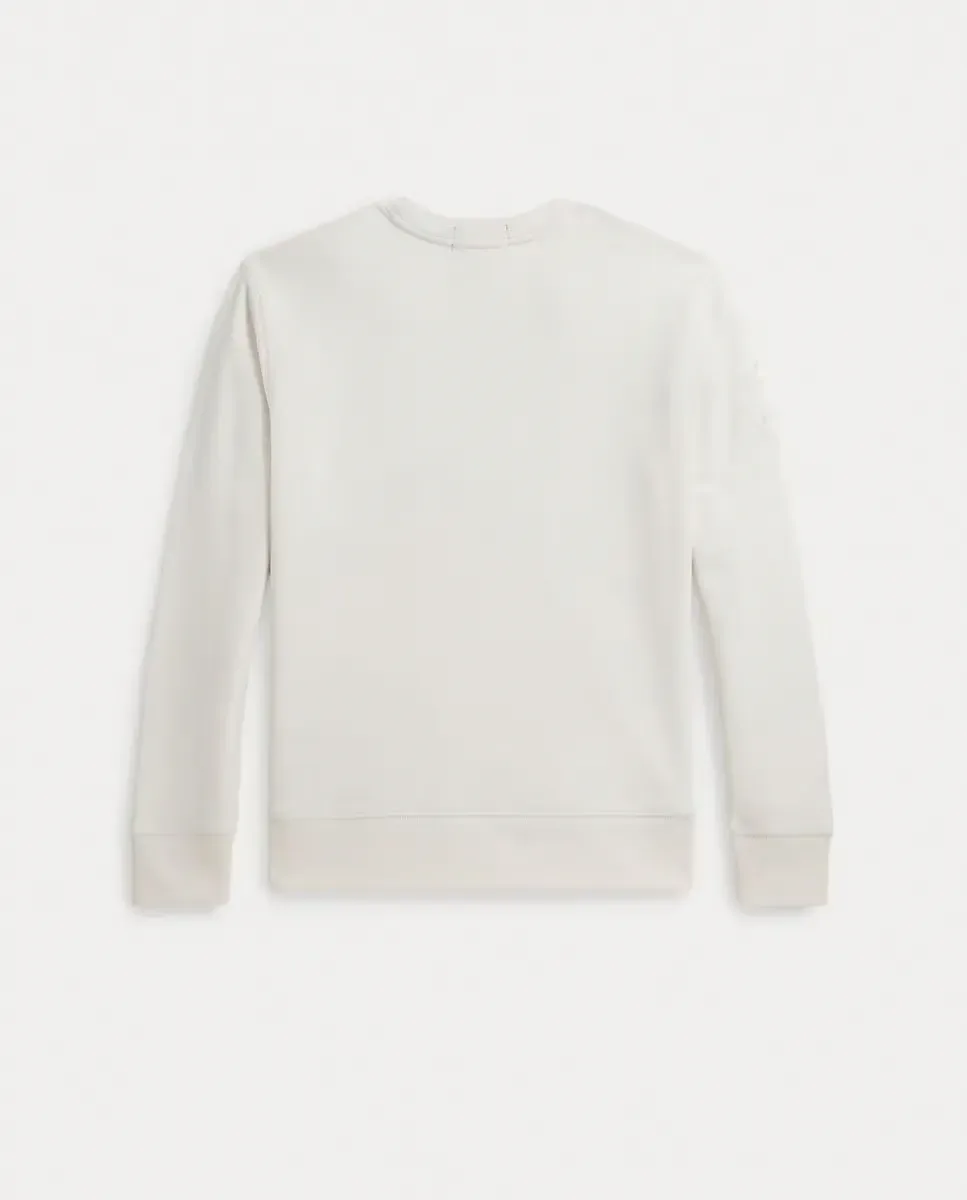 Унисекс-свитшот с круглым воротником и большим пони Polo Ralph Lauren, Blanco Roto — фото 2