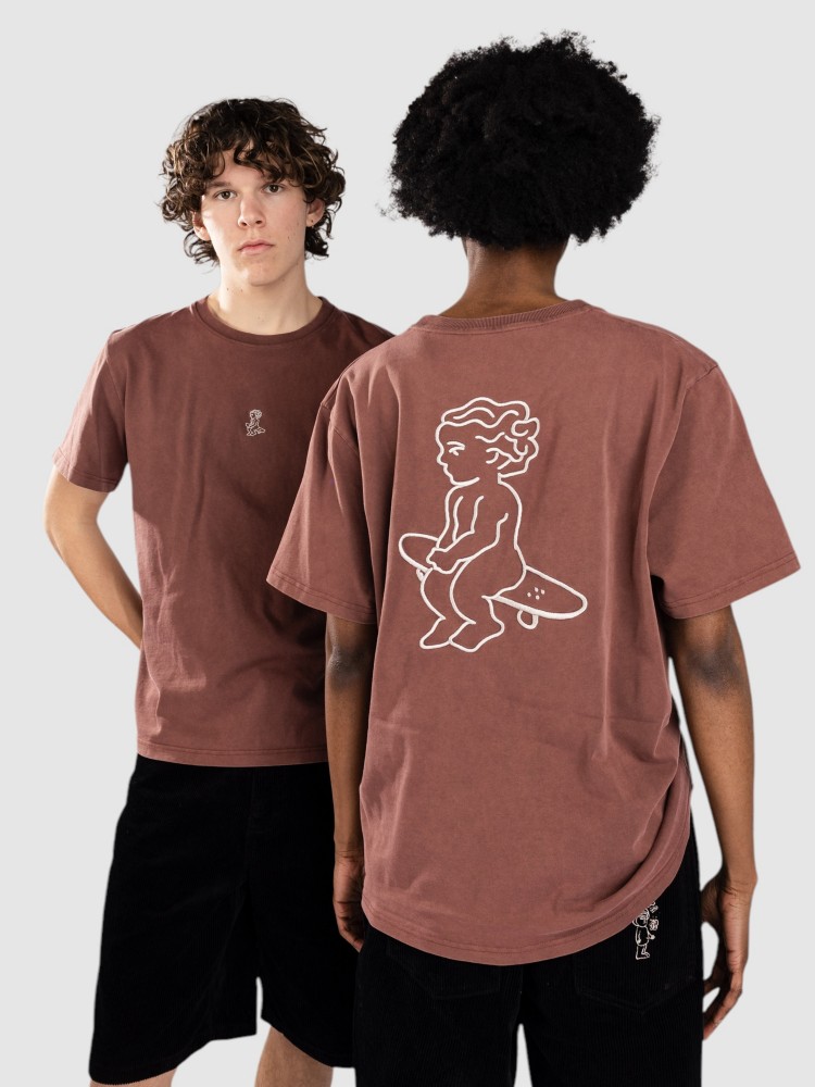 

Футболка Ementa SB Big Ikon T-Shirt, burgundy washed, Серый, Футболка Ementa SB Big Ikon T-Shirt, burgundy washed