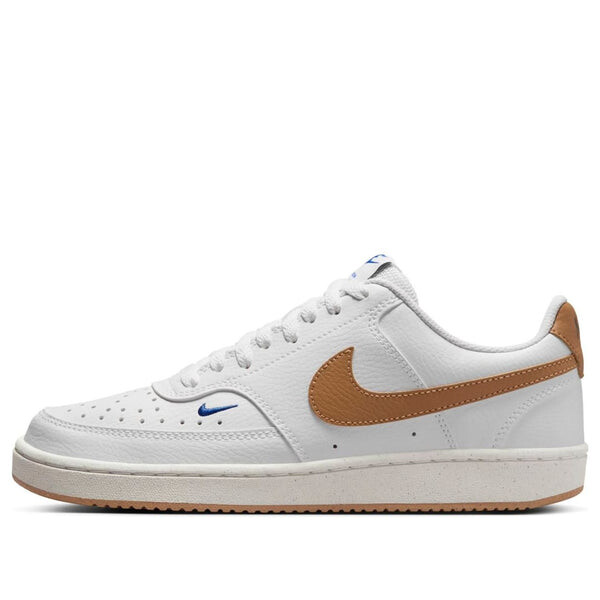 Кроссовки court vision low next nature 'white flax' Nike, белый