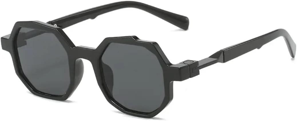 

Солнцезащитные очки неправильной квадратной формы для женщин и мужчин, для вождения, рыбалки, с защитой от УФ-излучения UV400, класса люкс UATXTAU, Black