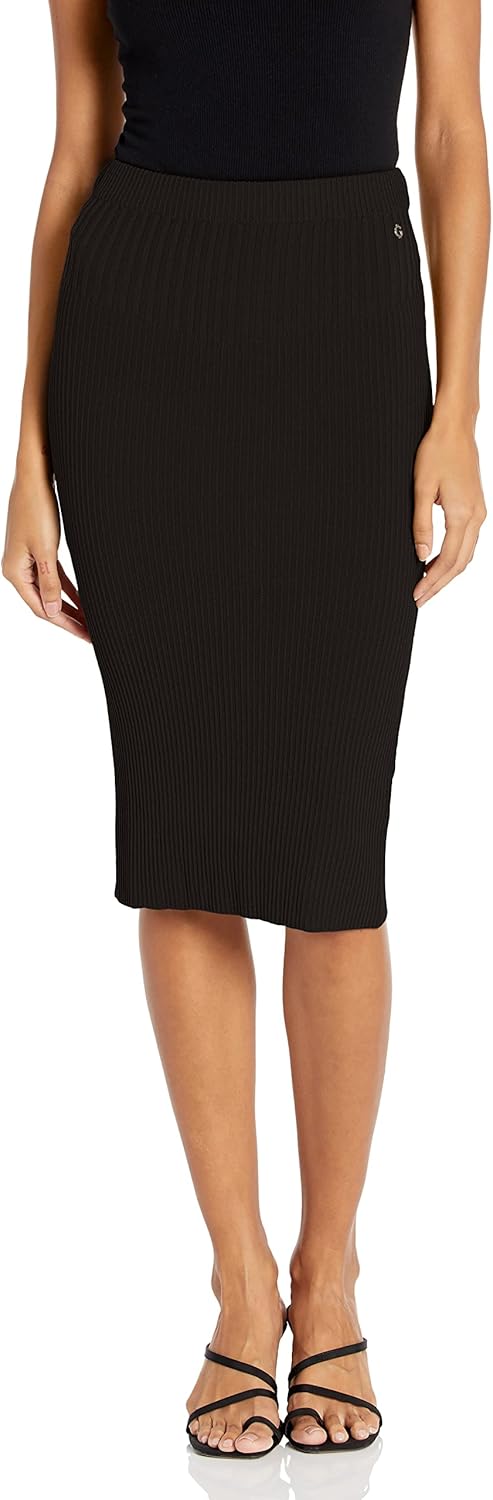 

GUESS Женская ES Margot Вязаная Юбка, Jet Black